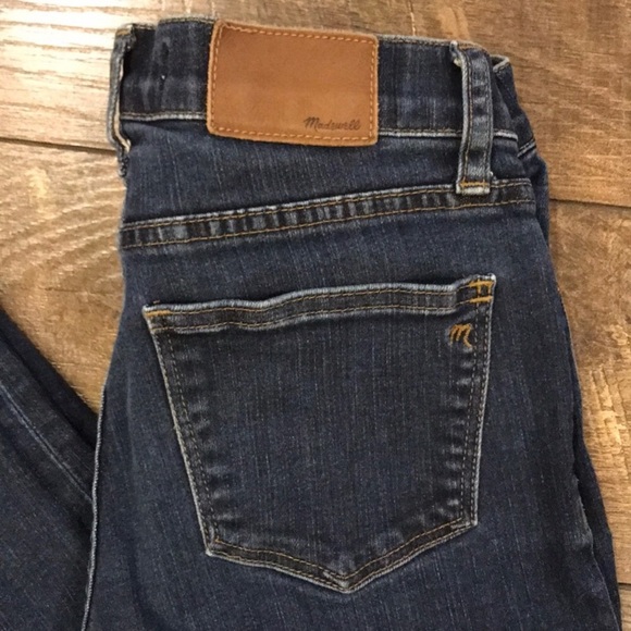 Madewell Skinny Skinny Dark Wash Jeans - Picture 2 of 5